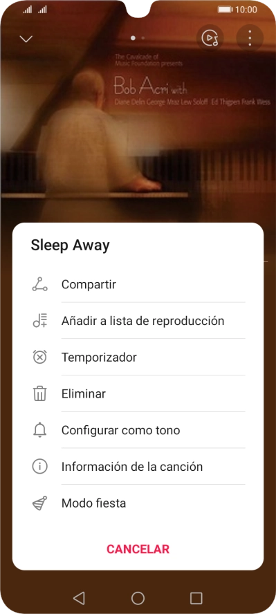 Pulsa Añadir a lista de reproducción.