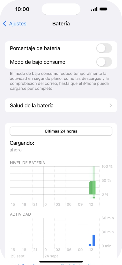 Pulsa el indicador junto a 