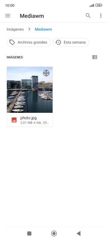 Pulsa el archivo deseado.