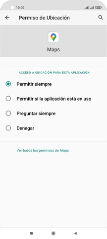 Pulsa el ajuste deseado.