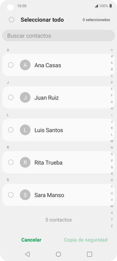 Pulsa en el campo junto a 