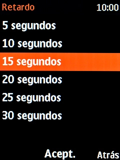 Selecciona el ajuste deseado.