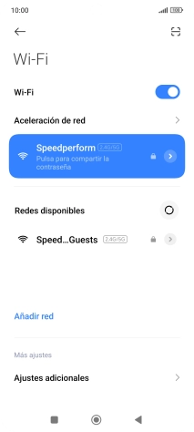 Pulsa la tecla de inicio para terminar y regresar a la pantalla de inicio.