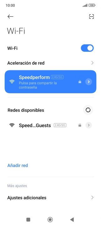 Pulsa la tecla de inicio para terminar y regresar a la pantalla de inicio.