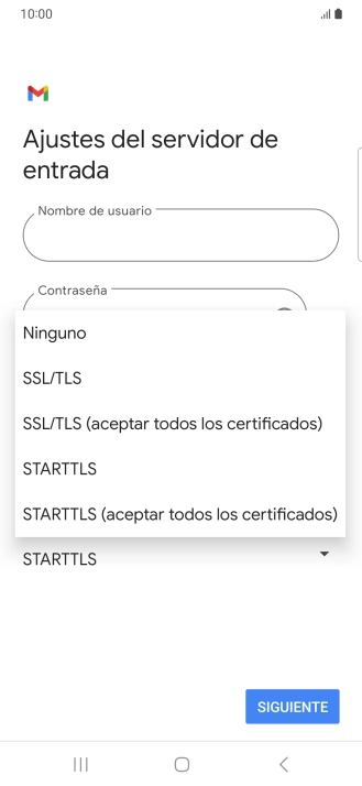 Pulsa SSL/TLS.