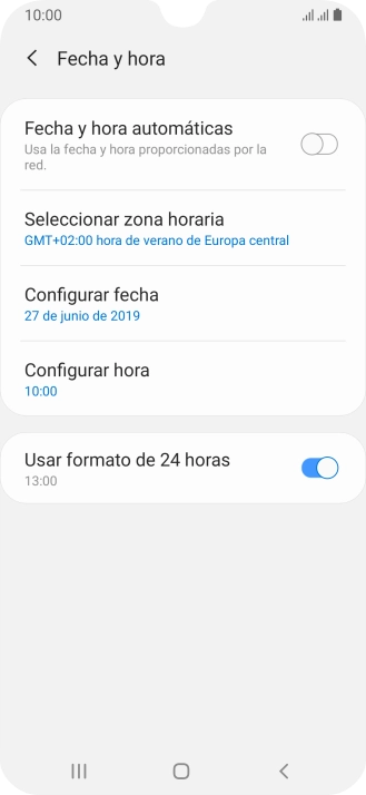 Pulsa el indicador junto a 