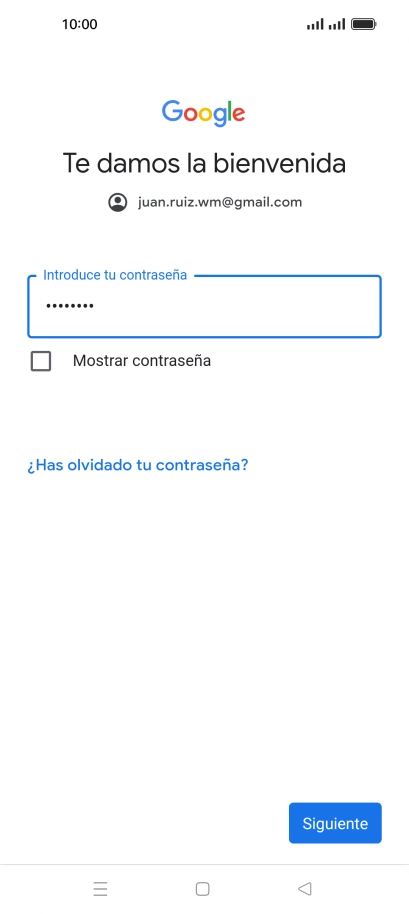 Pulsa Siguiente.