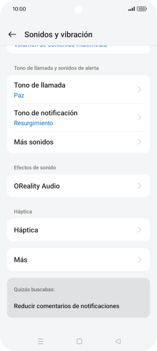 Pulsa Tono de llamada.