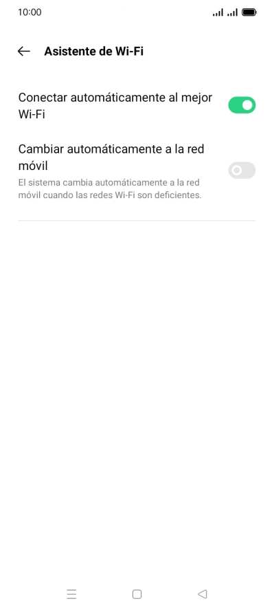 Pulsa el indicador junto a 