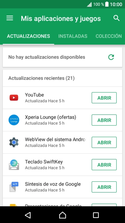 Pulsa INSTALADAS.
