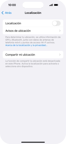 Pulsa el indicador junto a 