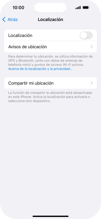 Pulsa el indicador junto a 