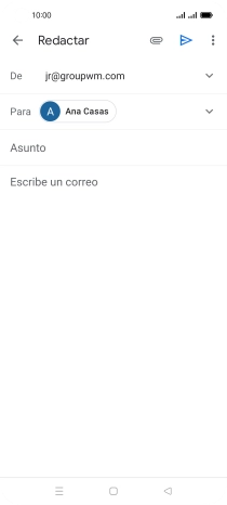 Pulsa Asunto e introduce el asunto deseado.