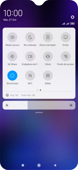 Pulsa Ahorro de batería para activar la función.