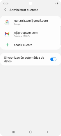 Pulsa la tecla de inicio para terminar y regresar a la pantalla de inicio.