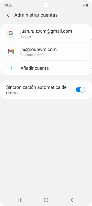 Pulsa la tecla de inicio para terminar y regresar a la pantalla de inicio.