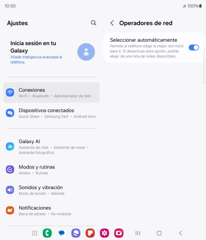 Pulsa el indicador junto a 