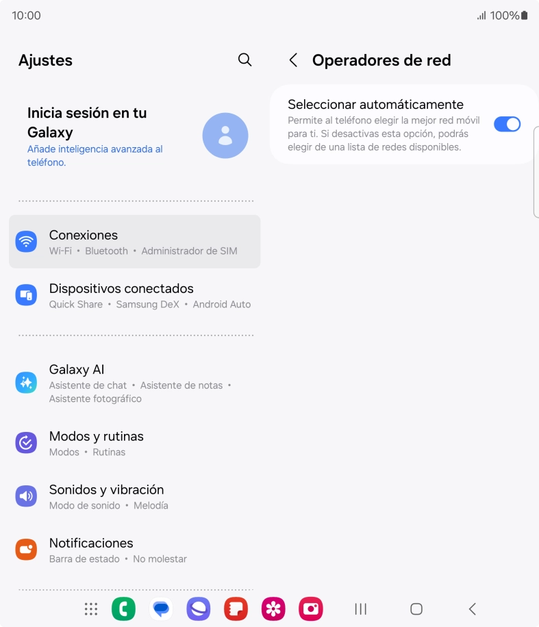 Pulsa el indicador junto a 