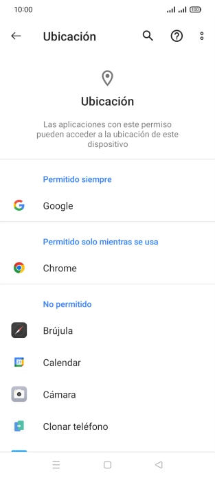 Pulsa la app deseada.