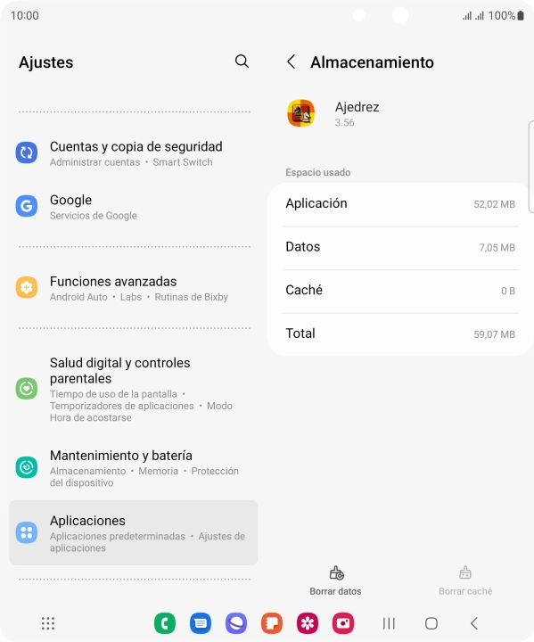 Pulsa la tecla de inicio para terminar y regresar a la pantalla de inicio.