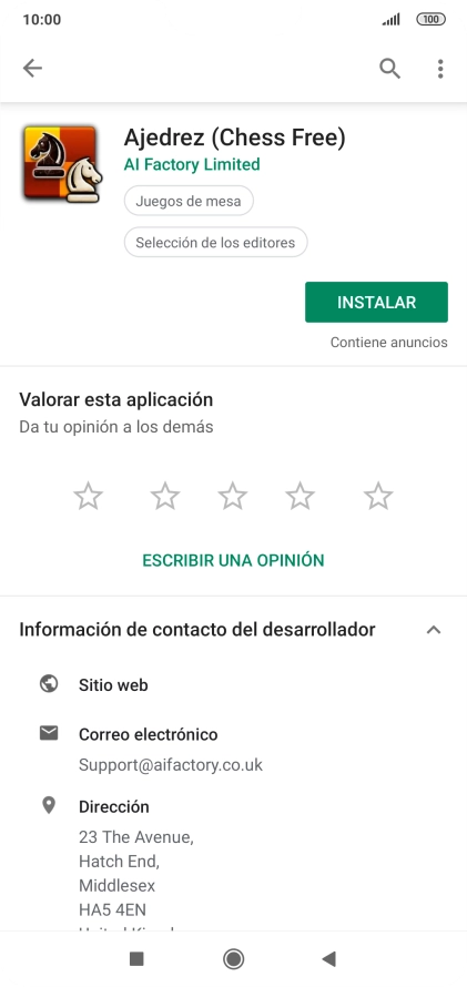 Pulsa la tecla de inicio para terminar y regresar a la pantalla de inicio.