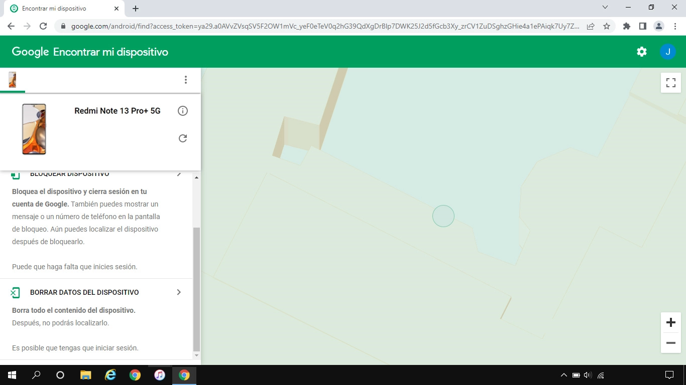 Haz clic en BORRAR DATOS DEL DISPOSITIVO y sigue las indicaciones de la pantalla para eliminar todo el contenido de tu teléfono. Ten en cuenta que ya no podrás utilizar la función de 