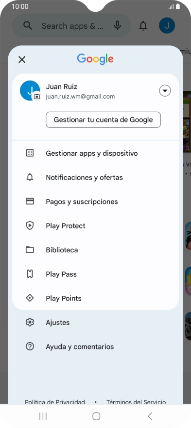 Pulsa Ajustes.