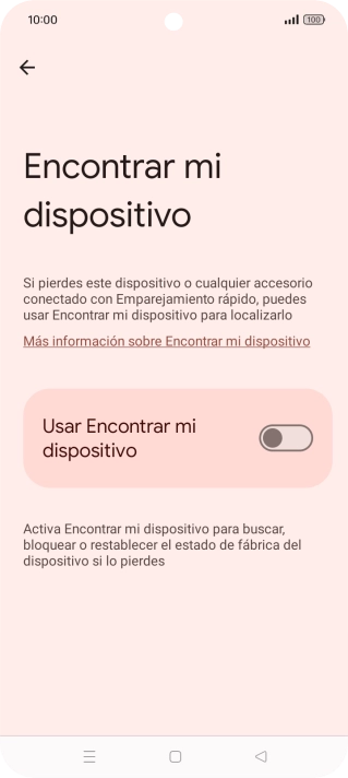 Pulsa el indicador junto a 
