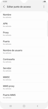 Pulsa Nombre.