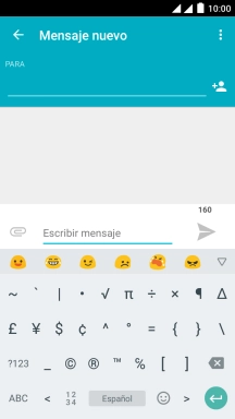 Pulsa ABC para volver a la introducción de texto.
