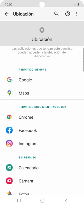 Pulsa la app deseada.