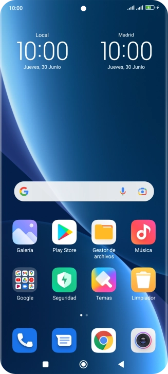 Cuando el icono de carga de batería aparece en la pantalla, el teléfono se está cargando.
