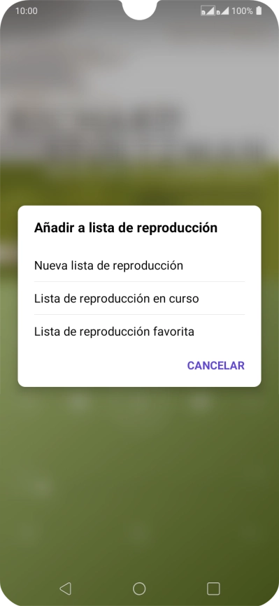 Pulsa Nueva lista de reproducción.