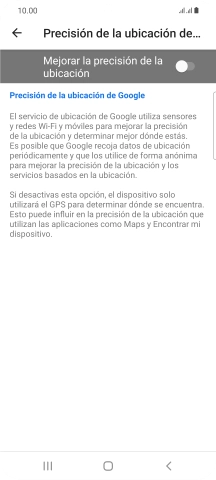 Pulsa el indicador junto a 