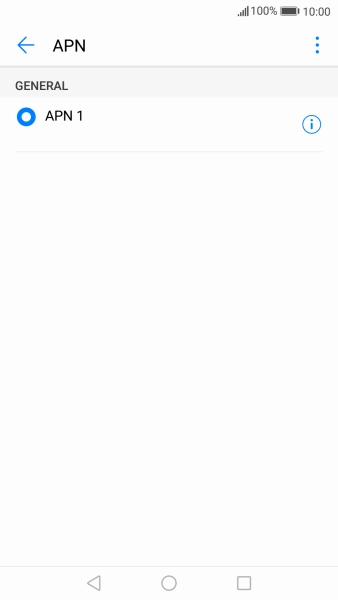 Pulsa el icono de menú.