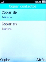 Selecciona Copiar de.