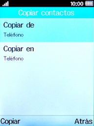 Selecciona Copiar de.