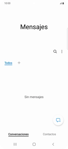 Pulsa el icono de nuevo mensaje.