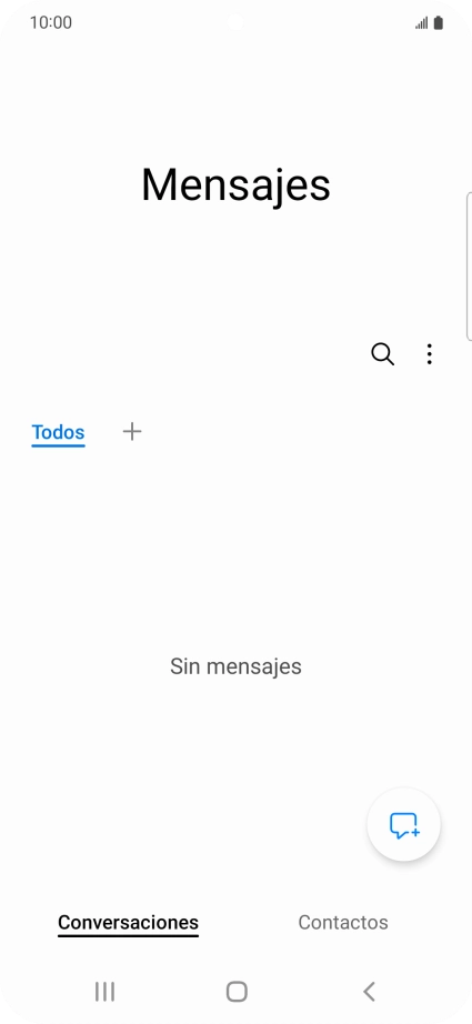 Pulsa el icono de nuevo mensaje.