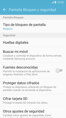 Pulsa Otros ajustes de seguridad.