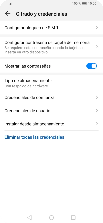 Pulsa Configurar bloqueo de SIM.