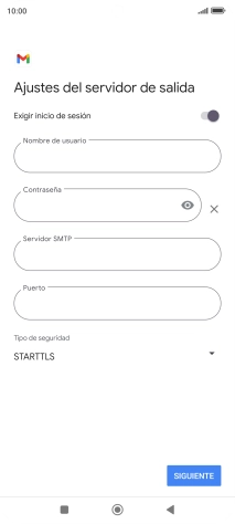 Pulsa el indicador junto a 