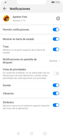 Pulsa el indicador junto a 