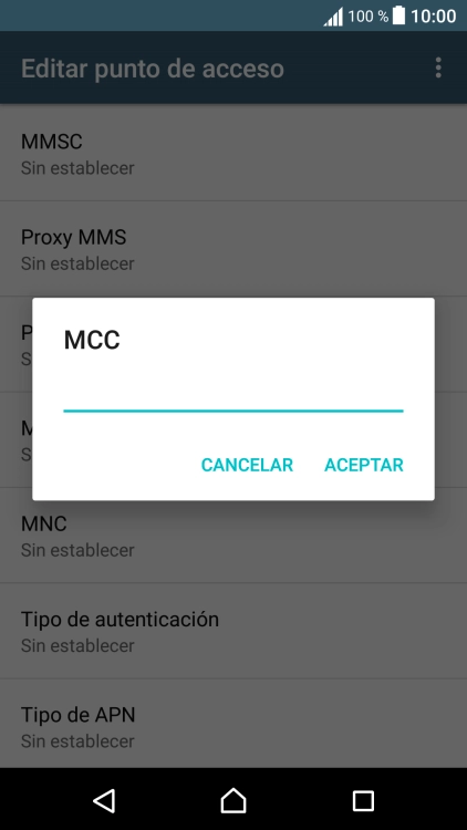 Introduce 214 y pulsa ACEPTAR.