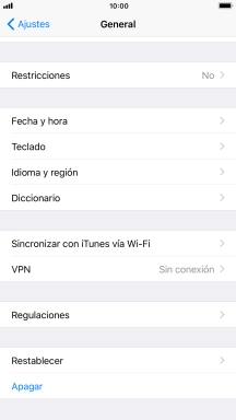 Pulsa Fecha y hora.