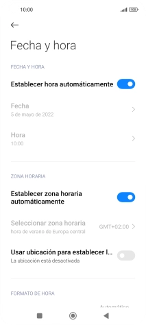 Pulsa la tecla de inicio para terminar y regresar a la pantalla de inicio.