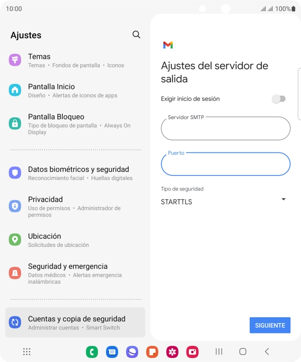 Pulsa la lista desplegable bajo 