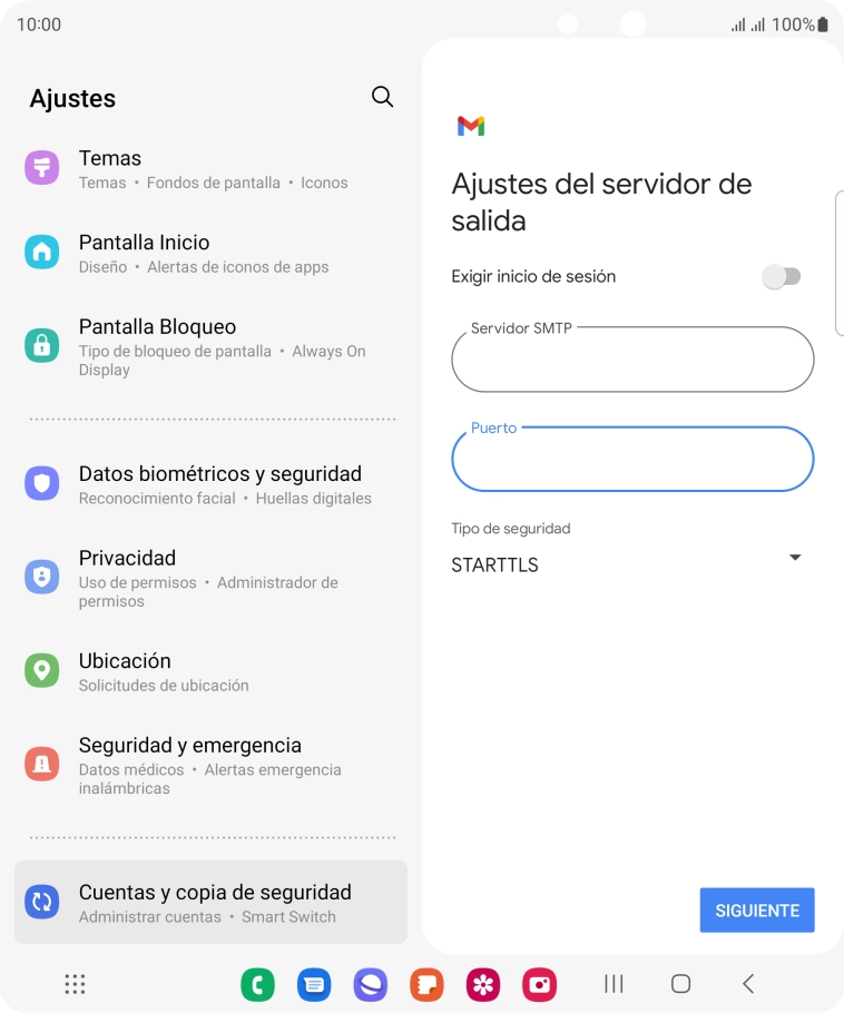 Pulsa la lista desplegable bajo 
