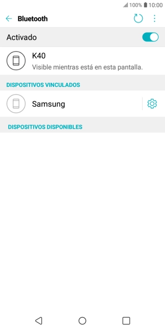 Pulsa la tecla de inicio para terminar y regresar a la pantalla de inicio.