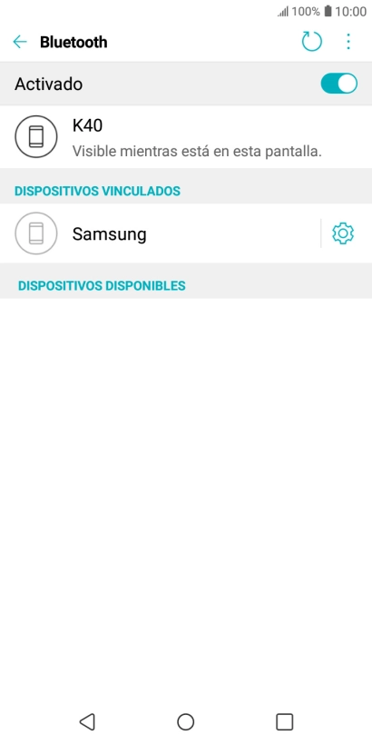 Pulsa la tecla de inicio para terminar y regresar a la pantalla de inicio.